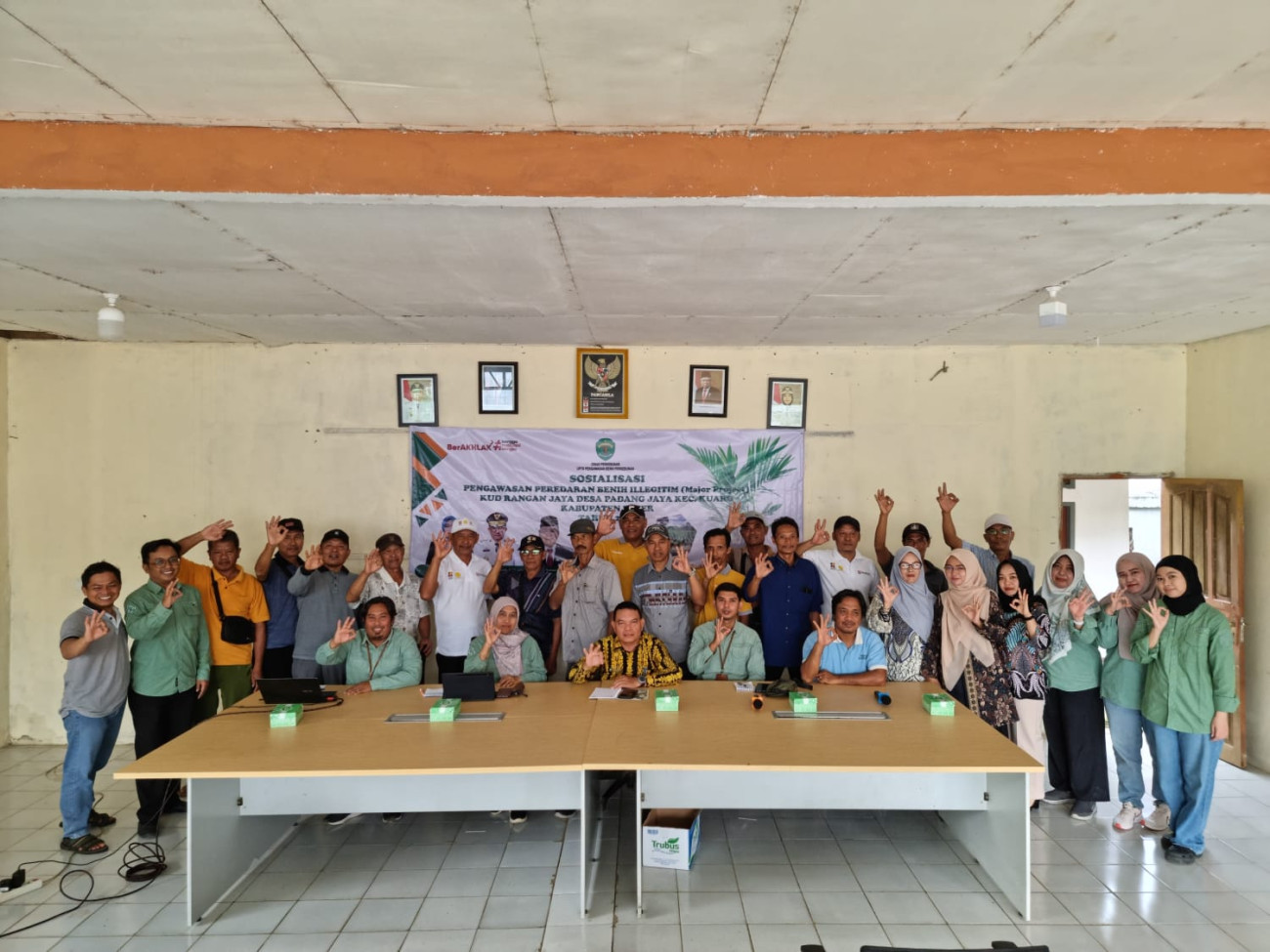 Desa Padang Jaya Jadi Lokasi Kedua Sosialisasi Pengawasan Benih Ilegitim 