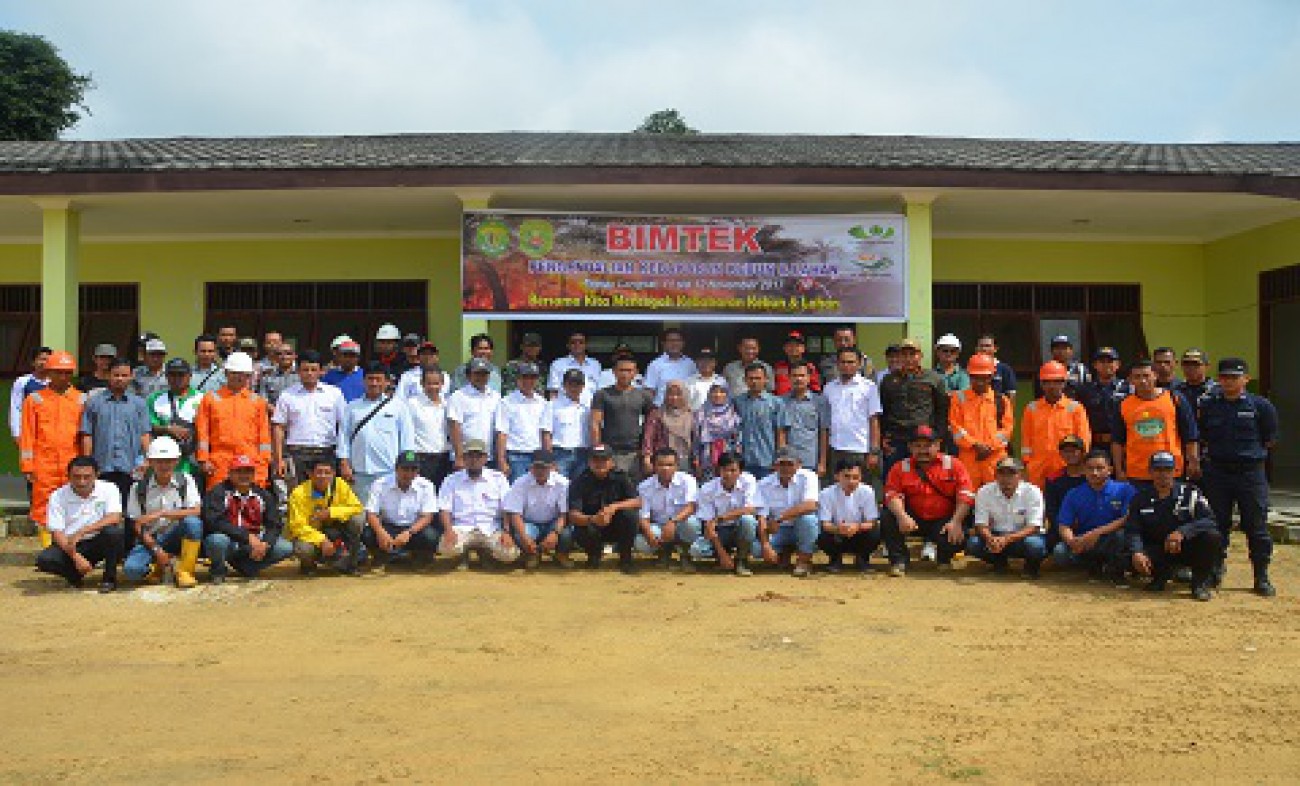 Disbun Intensif Laksanakan Bimtek Pengendalian Kebakaran Lahan dan Kebun