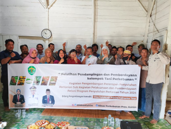 Disbun Selenggarakan Pelatihan Pendampingan dan Pemberdayaan Kelompok Tani Perkebunan di Kabupaten Paser